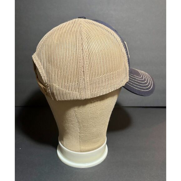OTTO Mesh Trucker Hat – “Proud Member ROC YMCA” Navy & Tan Baseball Cap OSFM - Picture 2 of 5